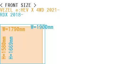 #VEZEL e:HEV X 4WD 2021- + RDX 2018-
